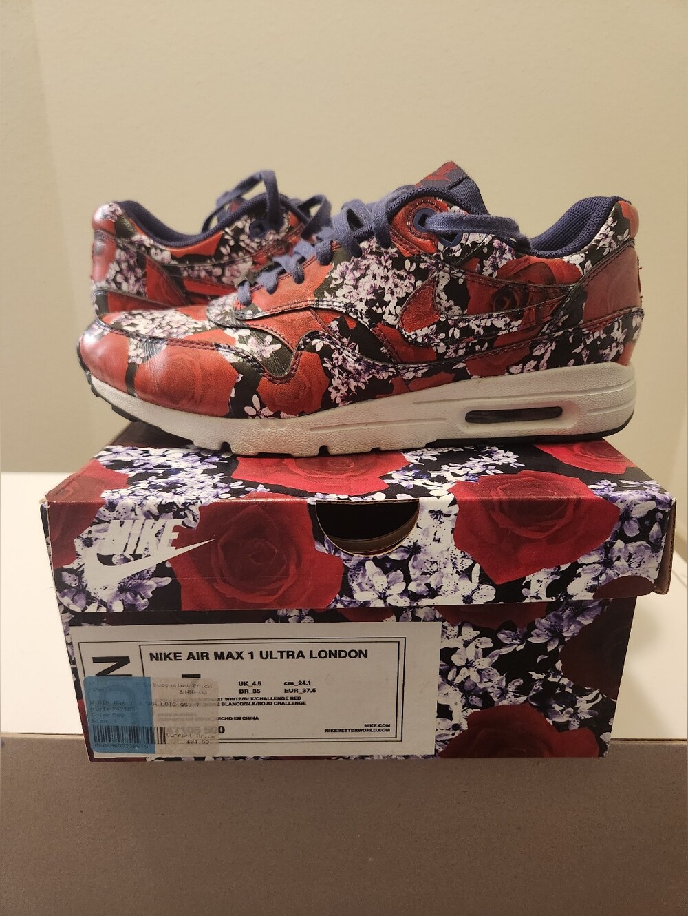 Nike Air Max 1 Ultra London, women's size 7